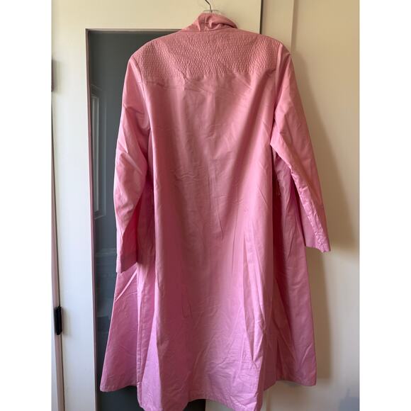 Vintage Surrey Classics Canada Pink Trench Coat Rain Coat Medium/Large Women's - Picture 5 of 5